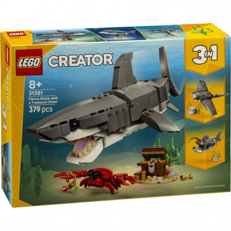 LEGO Creator 31381 Hurja hai ja aarrearkku 3in1