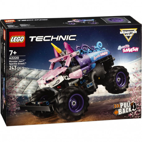 LEGO Technic 42220 Monster Jam™ Sparkle Smash™ vetomoottorilla