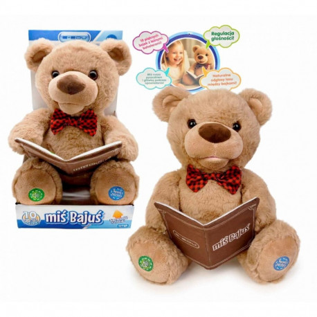 Maskotka interaktywna miś bajuś e-edu