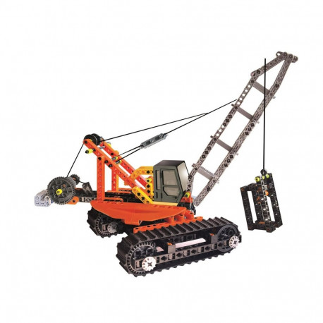 Naukowa Zabawa Laboratorium Mechaniki Dźwig Gąsienicowy Język Polski Clementoni 50402