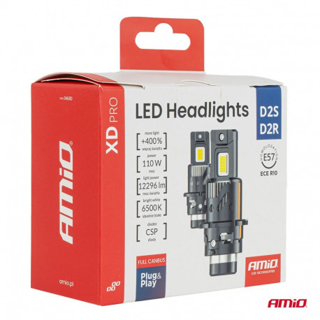 LED esipirnid 2tk XD PRO D2S/D2R canbus