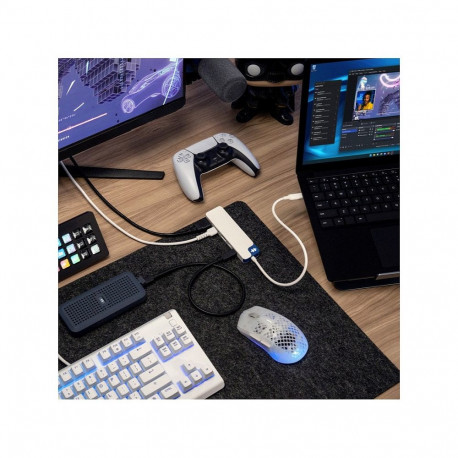 "D TARGUS HyperDrive Flex 5 Port USB-C Hub Blue"