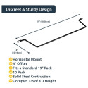 "StarTech CABLE LACING BARS 104MM"