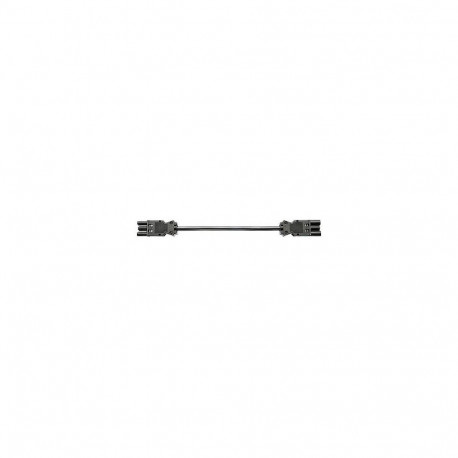 "BACHMANN Gerteverlngerung GST18-3 Stecker/Kupplung schwarz 2m Halogenfrei"