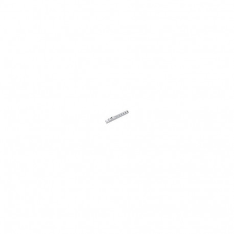 "BACHMANN 48,26cm 19Zoll Steckdosenleiste 6xSchutzkontakt 1x Leitungsschutzschalter 2m"