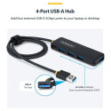 "StarTech 4-PORT USB-A HUB 5GBPS"