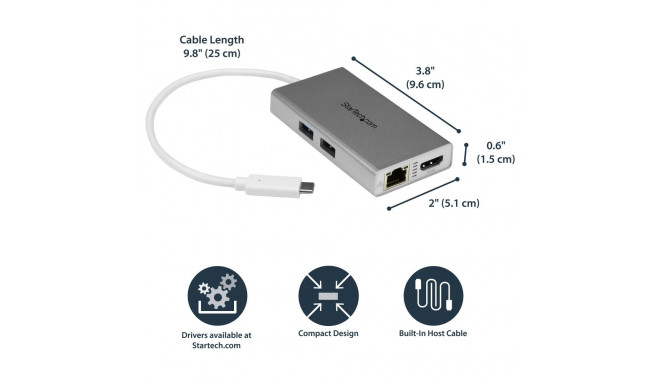 "D StarTech USB-C ADAPTER MULTIPORT"