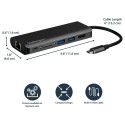 "D StarTech USB-C MULTIPORT ADAPTER W/ SD"
