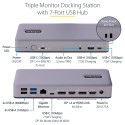 "D StarTech USB-C DOCKING STATION"