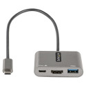 "D StarTech USB C MULTIPORT ADAPTER PD 4K"