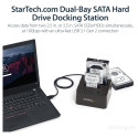 "D StarTech USB 3.1 GEN 2 DUAL-BAY DOCK"