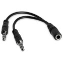 "3.5MM 3 PIN HEADSET SPLITTER"