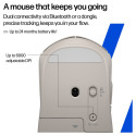 "HP 400 Quiet Maple Wireless Mouse EURO (P)"