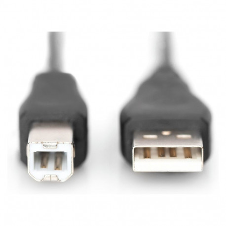 "DIGITUS USB 2.0 Anschlusskabel Typ A -B St/St 3.0m sw"