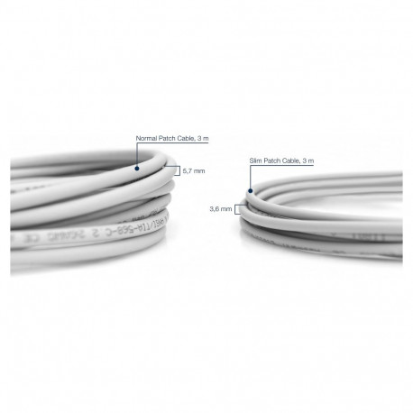 "DIGITUS CAT 6 U/UTP Slim Patchkabel, 3m, grau"