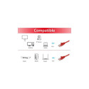 "Equip Patchkabel Cat6 U/UTP 2xRJ45 0.15m rot Polybeutel"