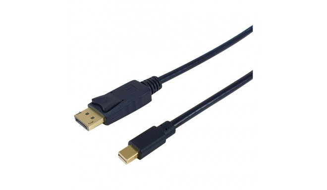 Equip Mini DisplayPorti–DisplayPorti kaabel St/St 2.0m 4K/60Hz, HDCP-ühilduv, must