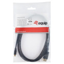 Equip Mini DisplayPorti–DisplayPorti kaabel St/St 2.0m 4K/60Hz, HDCP-ühilduv, must
