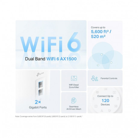 TP-Link mesh-süsteem Deco X10 WL-AP 3-pakk
