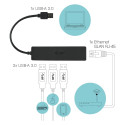 "D I-TEC USB 3.0 SLIM HUB + GLAN"