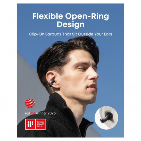 "ANKER Soundcore AeroClip black offener Clip-On Earbud"