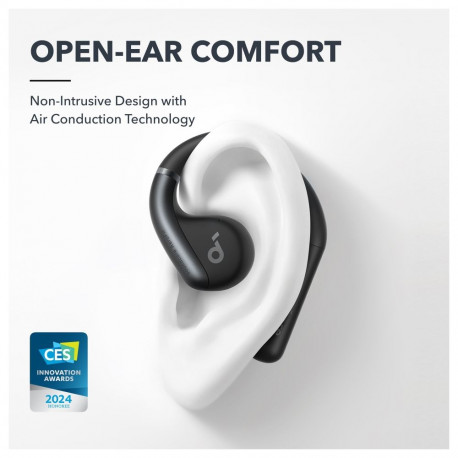 "Anker Soundcore AeroFit true wireless in-Ear Headphones black"
