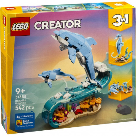 LEGO Creator 31385 mereloomad: ilus delfiin
