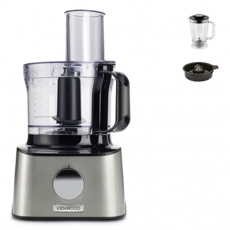 Kenwood FDM301SS food processor 800 W 2.1 L Black, Stainless steel