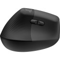 Logitech Lift for Business, mouse graphite, Logi Bolt, Bluetooth, Windows/macOS/Linux/ChromeOS/iPadO
