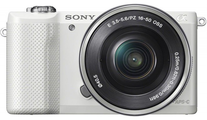 Sony a5000 + 16-50mm Kit, white