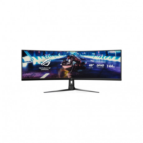 ROG Strix monitor XG49VQ 124cm (49 Zoll) UWFHD VA kaardus AMD Free-Sync Premium Pro 144Hz, must