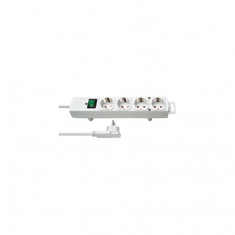 Comfort-Line Plus pistikupikendus 4-kohaline 2m lamepistikuga, valge