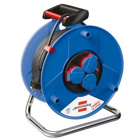 Garant IP44 Gewerbe-/ Baustellen-Kabeltrommel, 3-fach (blau/schwarz, 40 Meter)