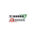 Brennenstuhl power strip Super Solid 8 port, grey