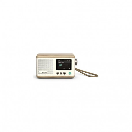 Pure DAB+ Radio Classic Mini Portable Digital Cream, Wood