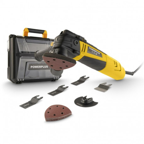 Oscillating multitool 300W, POWERPLUS, POWXBOX011, 6 speed settings, 16 accessories