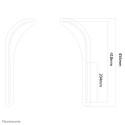 SPEAKER ACC SOUNDBAR MOUNT/BLACK NS-SB100 NEOMOUNTS