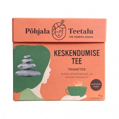 Taimetee PÕHJALA TEETALU Keskendumise tee kofeiinivaba 10tk