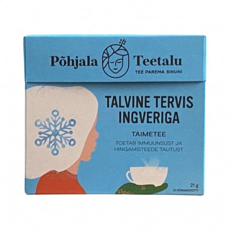Herbal tea PõHJALA TEETALU Winter health with ginger 10pcs