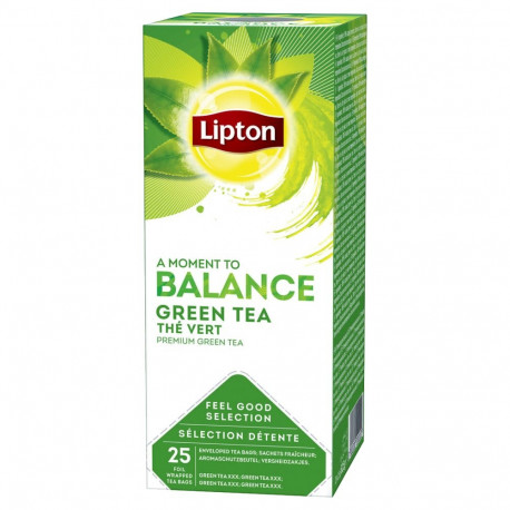 Roheline tee LIPTON Green tea 25tk fooliumümbrikus