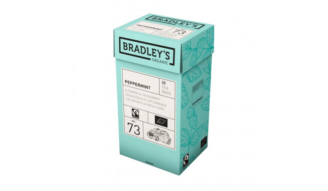 Plant tea BRADLEYS Organic peppermint 25 pcs