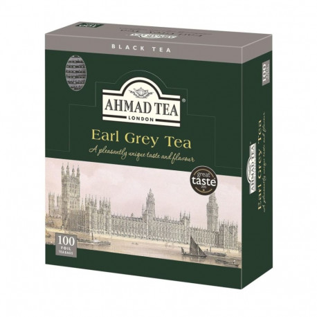 Must tee AHMAD Earl Grey 100tk ümbrikus