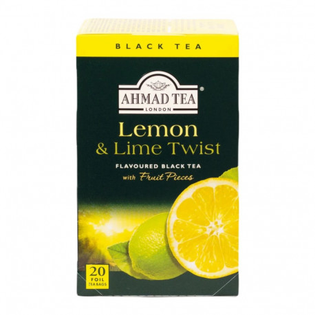 Black tea AHMAD Lemon & Lime Twist 20 pcs in an envelope