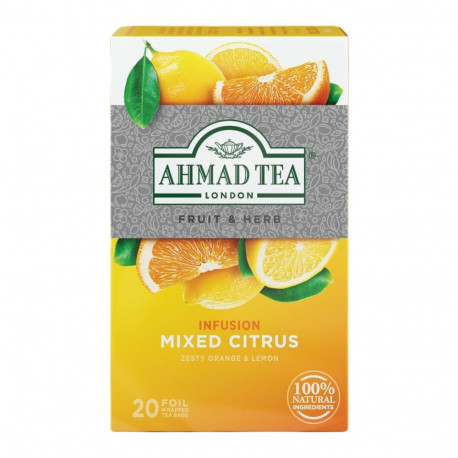 Herbal tea AHMAD citrus mixture 20 pcs in an envelope