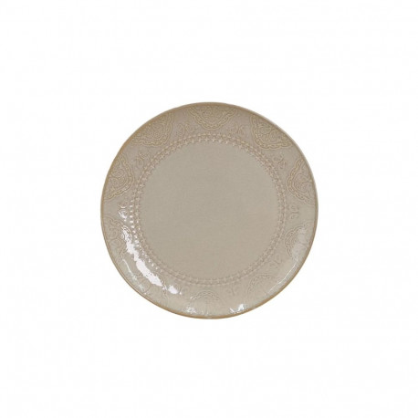 DINNER PLATE 26.6CM BEIGE BEIGE ARABIC