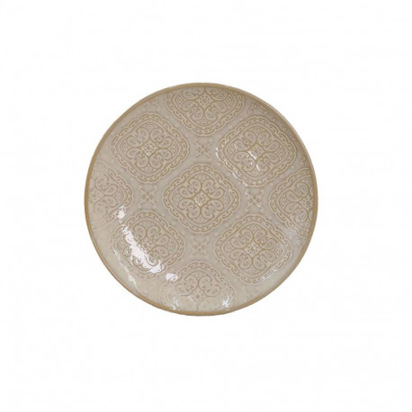 SALAD PLATE 19CM BEIGE BEIGE ARABIC