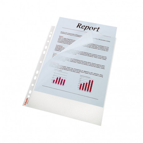 Köidetavad kiletaskud Esselte A4, läbip/matt, 105 mkr, avatud ülevalt ja vasakult, 10tk