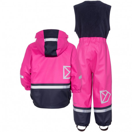 Vihmariiete komplekt Didriksons Boardman Kids Set roosa - 110