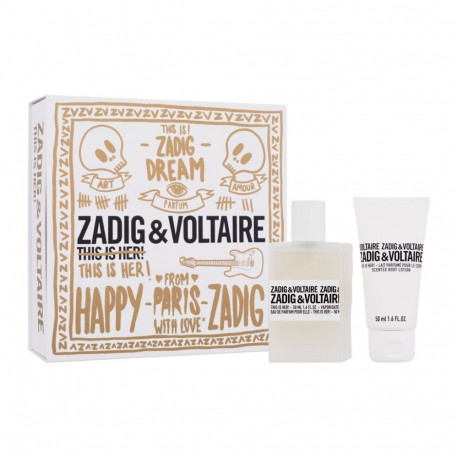 Zadig & Voltaire This is Her! Eau de Parfum (50ml) (Edp 50 ml + Body Lotion 50 ml)