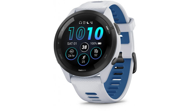 Garmin Forerunner 265, whitestone/tidal blue